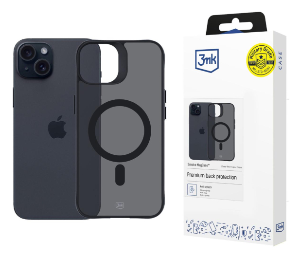 3MK Smoke MagCase do iPhone 15 5903108563499 - 1267295 - zdjęcie 2